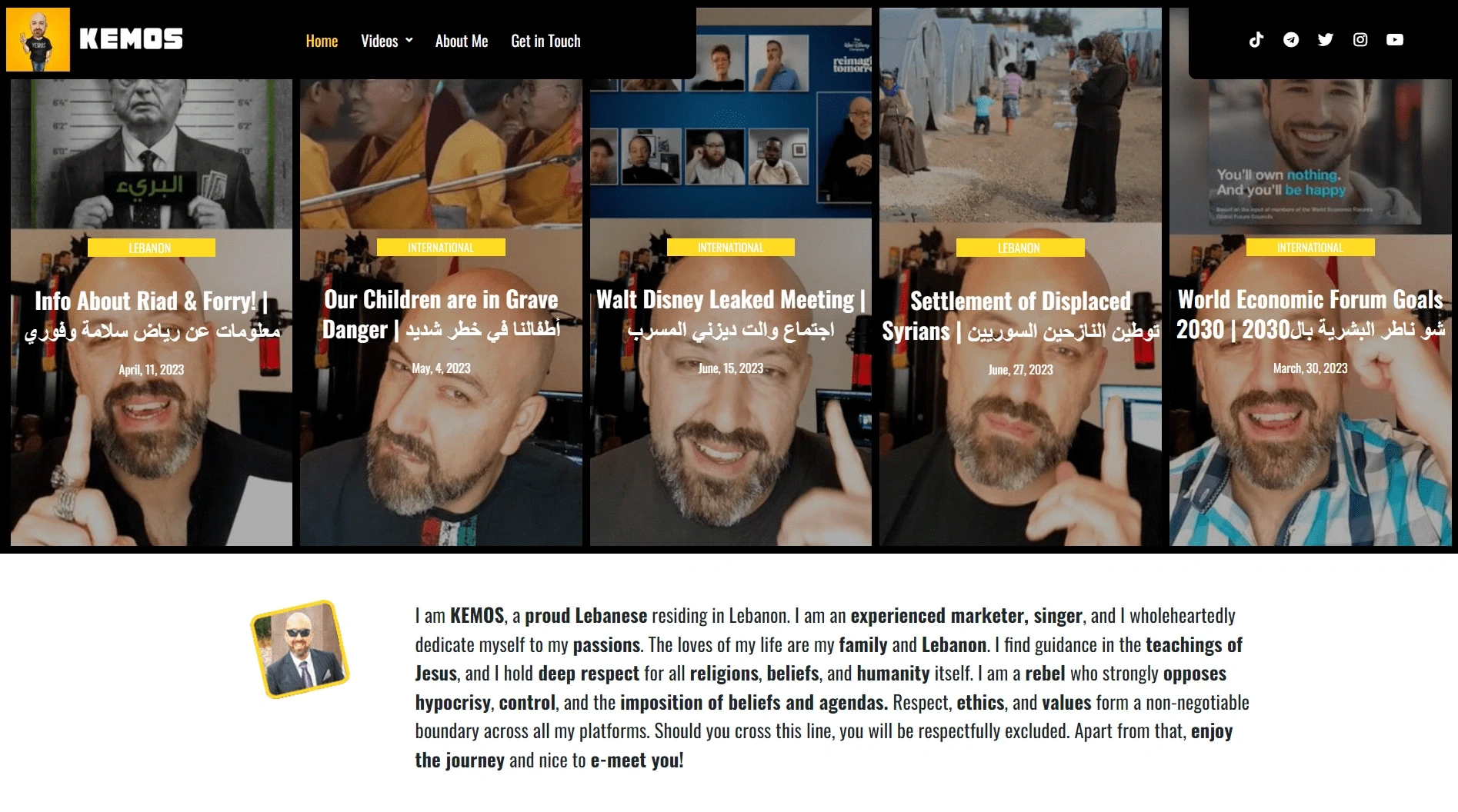 ramzi chbeir web developer lebanon wordpress developer wordpress web developer seo specialist seo strategist google ads manager project 18 kemos